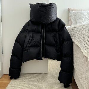 Rick Owens Black Puffer Jacket